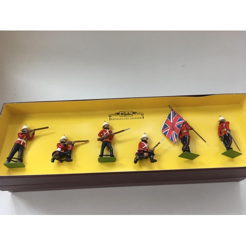 474 - A collection of 4 boxed sets toy soldiers by Britain comprising..8833 127th Baluch light infantry..8... 