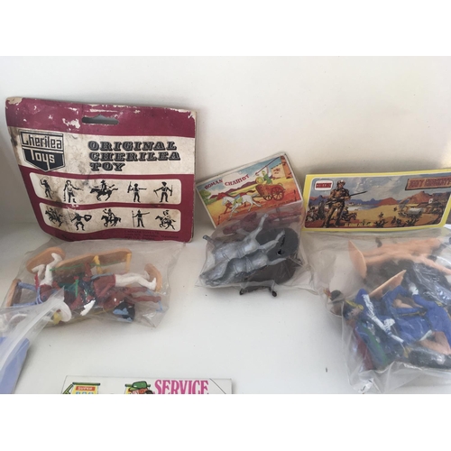 480 - A collection of plastic toy soldiers by various manufacturers all in original packaging mostly unope... 