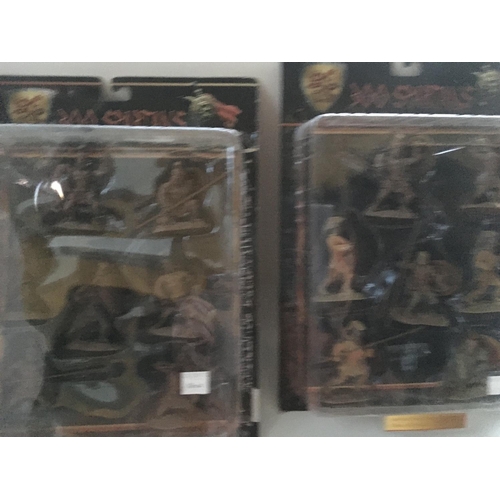 490 - 2 packs of toy soldiers from 300 Spartan, both unopened in original packaging.