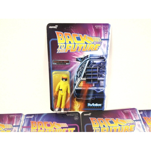 50 - 5 x Carded Re Action Back to The Future Figures.