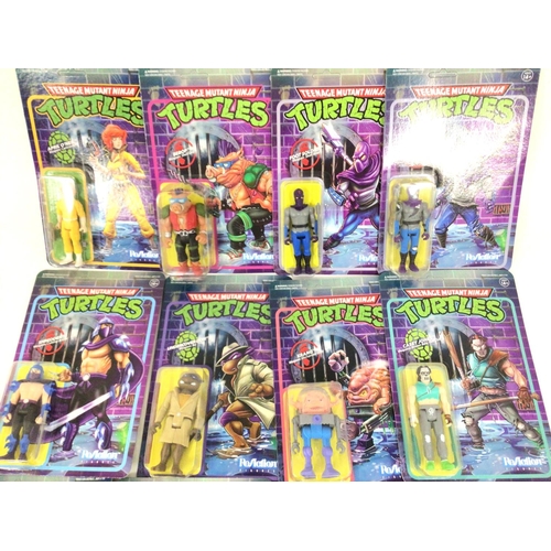 51 - 12 X Carded Re action Figures. Teenage Mutant Ninja Turtles.