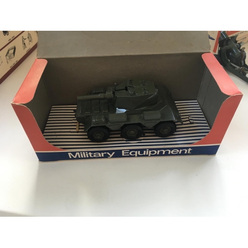 522 - A collection of 4 boxed toys by Cherilea 2x knights 902.. Crescent Saladin scout car 1263. Britains ... 