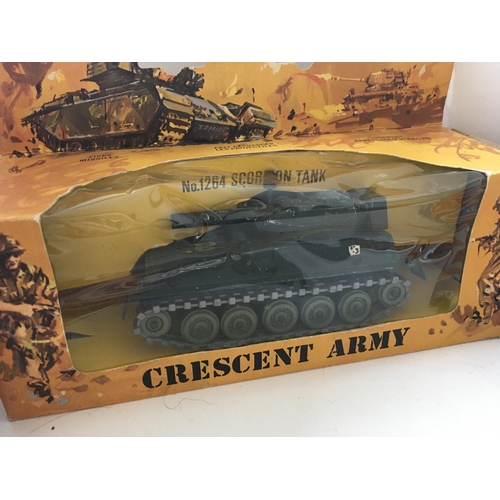 527 - A collection of 7 boxed military models by Crescent..includes 3x1249. 2x1250. 1263 and 1264