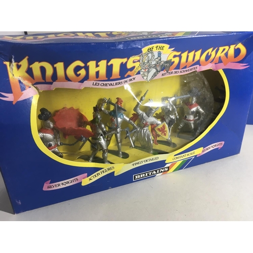 529 - Two boxed models by Britain from the Knights of the Sword. Set numbers 7774 and 7788