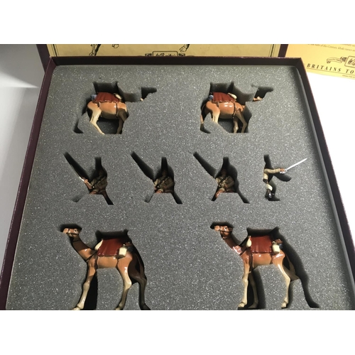 530 - Boxed collectors models by Britains. This et is Camel corps of the Egyptian army. 8872