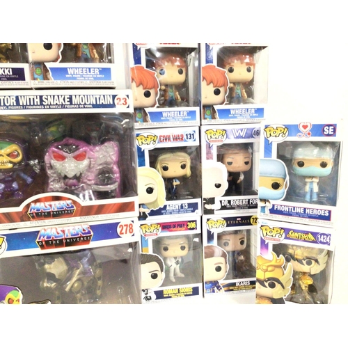 54 - A Collection of boxed Funko Pop Figures.