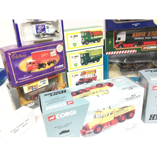 553 - A Box Containing Corgi Classics including Vintage Glory. Heavy Haulage. Dinky. Matchbox.etc.