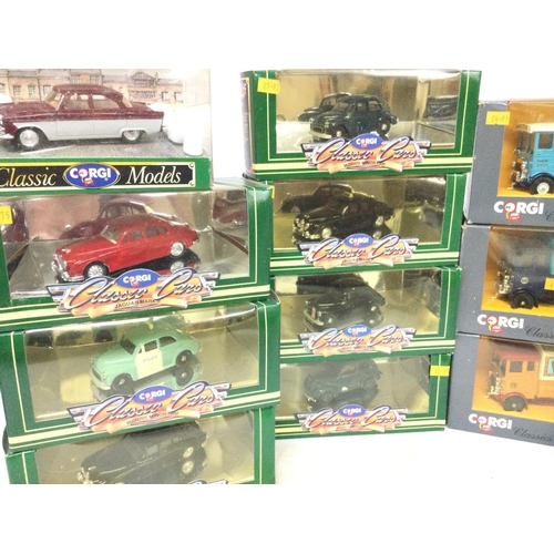 555 - A Collection of boxed Corgi Classics.