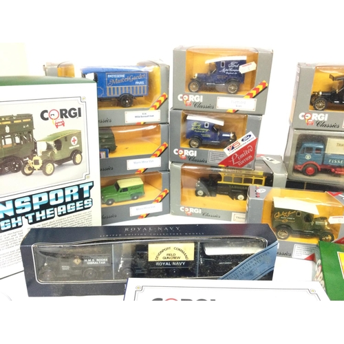 558 - A Box Containing a Collection of Boxed Corgi Classics