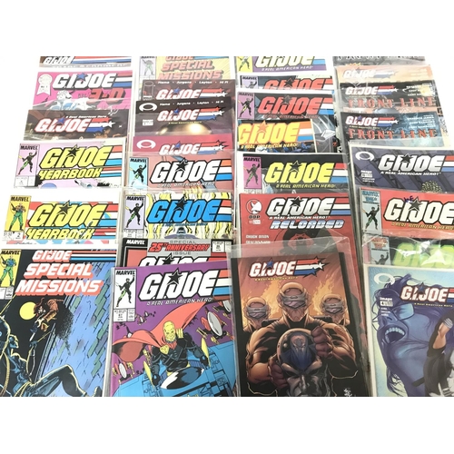 569 - A Box Containing a Large Collection of G.I. Joe Comics.