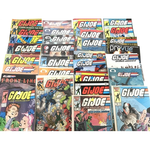 569 - A Box Containing a Large Collection of G.I. Joe Comics.