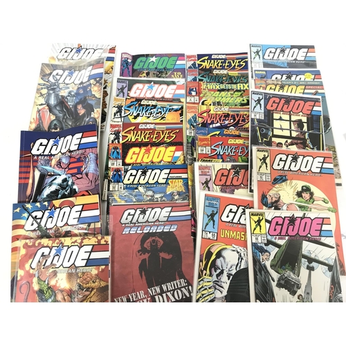 569 - A Box Containing a Large Collection of G.I. Joe Comics.