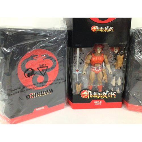 59 - 4 X Boxed Super 7 Thundercats Figures. Including Grune. Lion-o. Jaga and Panthro.