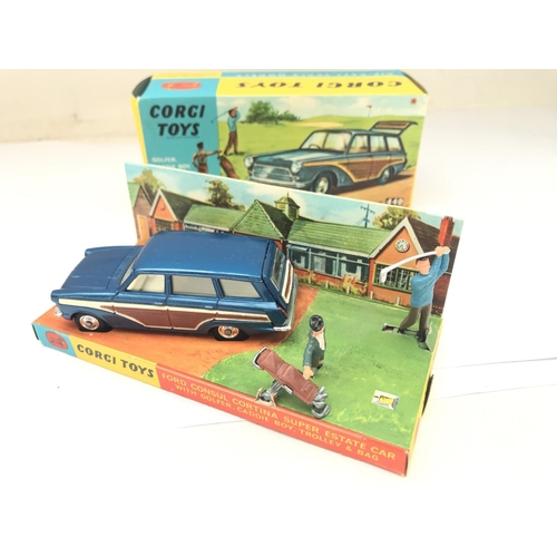 594 - A Boxed Corgi Ford Consul Cortina Super Estate car #440.