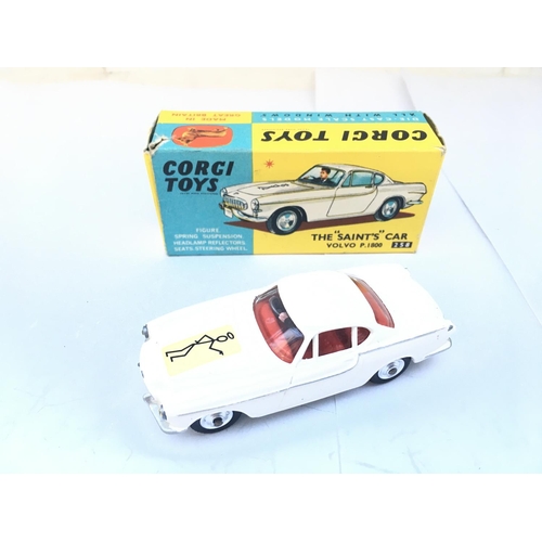 605 - A Boxed Corgi The Saints Car volvo P.1800. #258.