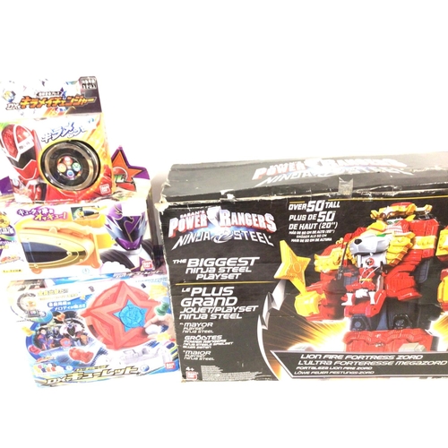 61 - A Collection of Japanese Power Rangers toys Boxed.