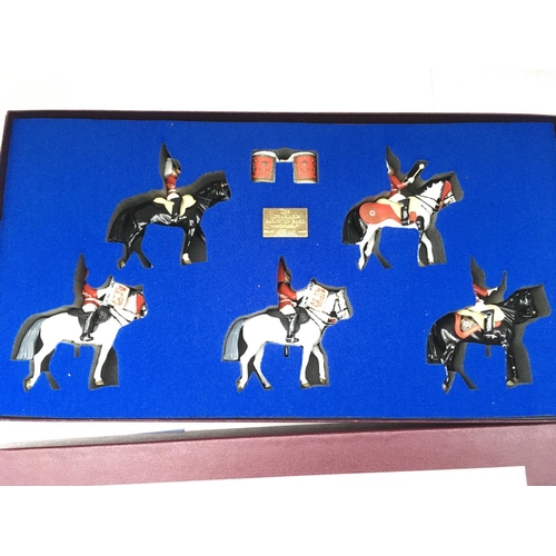 631 - A Boxed Britains Life Guard Mounted Band Set 1. #5195.