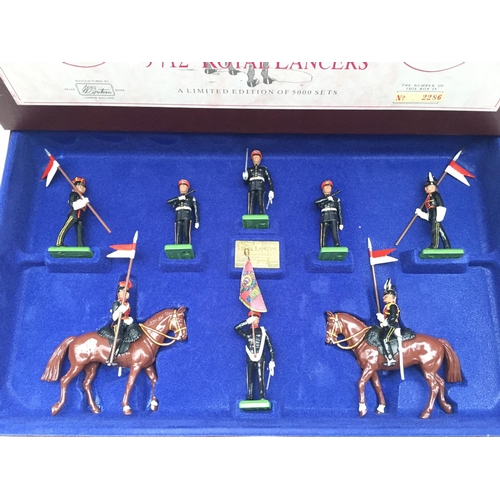 636 - A Boxed Britains 9th/12th Royal Lancers #5392 Limited Edition.