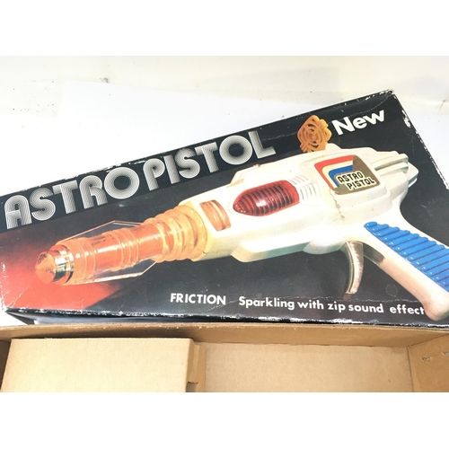 649 - A Vintage Boxed Astro Pistol. Made in China.