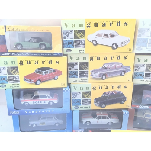 664 - A collection of Boxed Vanguards and Corgi Diecast.