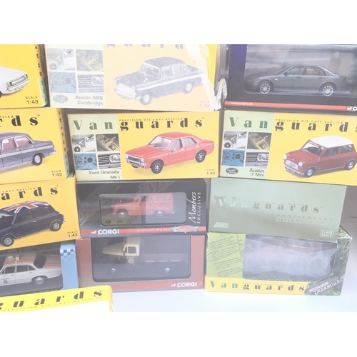 664 - A collection of Boxed Vanguards and Corgi Diecast.