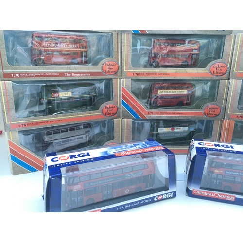 665 - A Collection of Model Buses Including EFE and Corgi also 5 Bus Magizines.