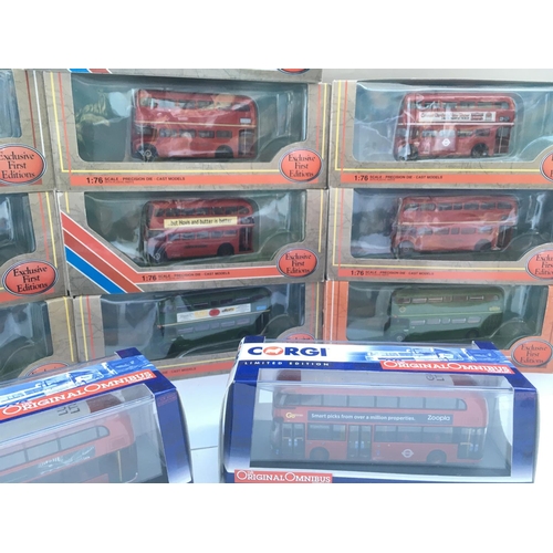 665 - A Collection of Model Buses Including EFE and Corgi also 5 Bus Magizines.