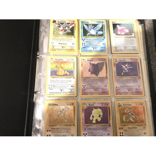 694 - 7 Binders Containing A Large Collection of Vintage pokemon Cards. Including Promos. Base Set. Base s... 