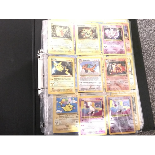 694 - 7 Binders Containing A Large Collection of Vintage pokemon Cards. Including Promos. Base Set. Base s... 