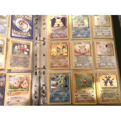 694 - 7 Binders Containing A Large Collection of Vintage pokemon Cards. Including Promos. Base Set. Base s... 