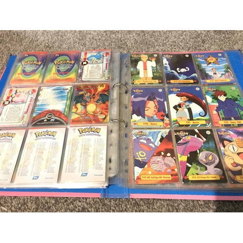 695 - A Binder containing Topps Pokemon Cards. No Reserve.