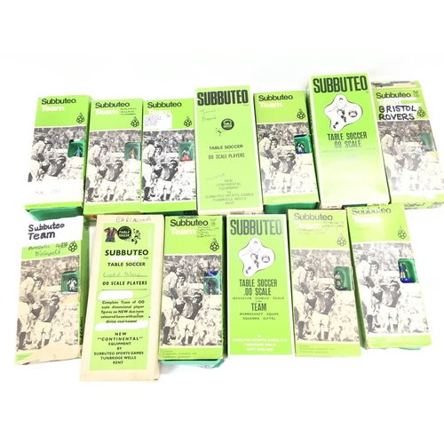 7 - A Collection of 13 Boxed Subbuteo Teams.