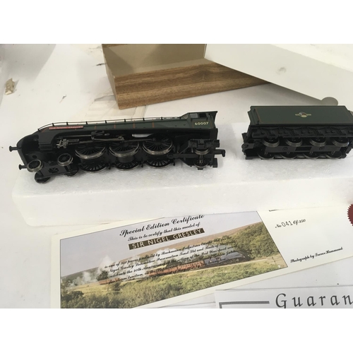 71 - Boxed Bachmann special limited edition Class 4 no. 60007 Sir Nigel Greeley. No. 41 of 350. OO gauge.