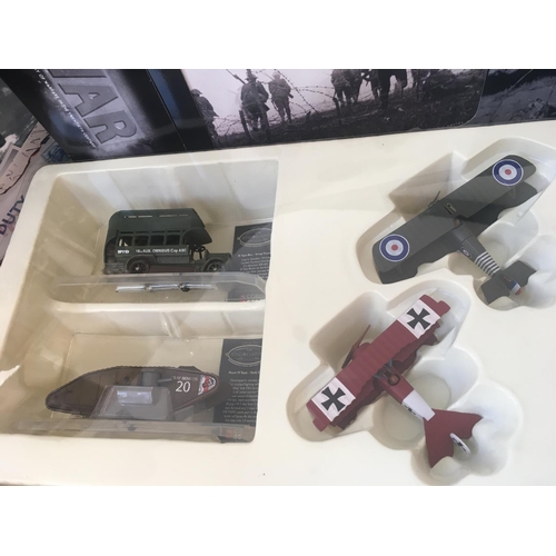 737 - A collection of three boxed Corgi war vehicles.. includes CSCW21004. CS00024. CS90026