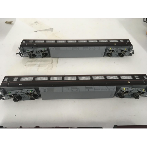 74 - Unboxed Hornby model locomotive Duchess of Sutherland with tender and two royal coaches