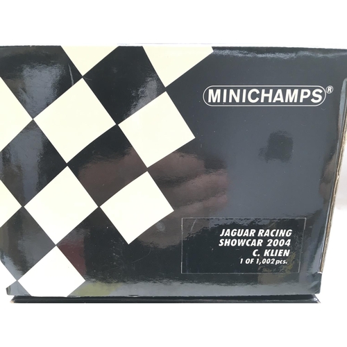 770 - 2 X Boxed Minichamps F1 Cars 1:18 Scale. Jaguar Racing and a Sauber Petronas C23.(2).