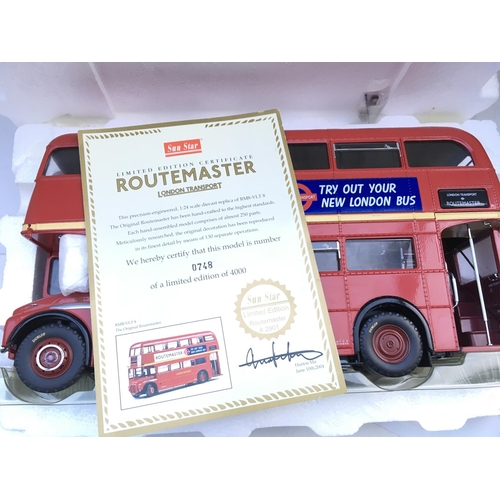 774 - A Boxed Sun Star Routemaster RM8-VLT 8 The Original Routemaster. #2901.