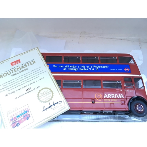 775 - A Boxed Sun Star Routemaster RM 2217-CUV 217C The Last Routemaster. #2914.