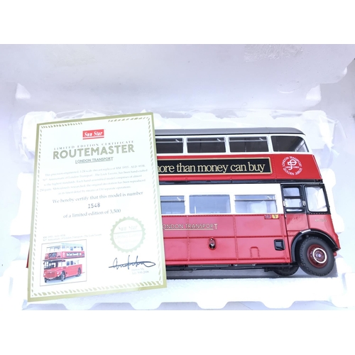 786 - A Boxed Sun Star Routemaster RM 1933-ALD 933B 50th Anniversary #2909. 1:24 Scale.