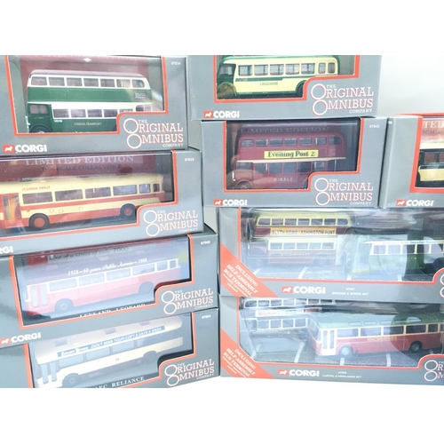 823 - A Collection of Corgi Original Omnibus Diecast Buses.