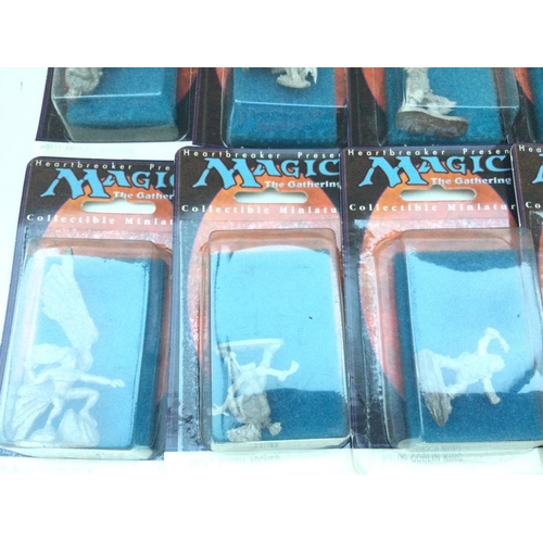 843 - A Complete Set of Series 1 Magic Of The Gathering Miniatures. 12 in 2 original Shipping Boxes.