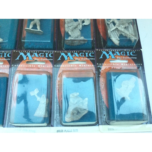 843 - A Complete Set of Series 1 Magic Of The Gathering Miniatures. 12 in 2 original Shipping Boxes.