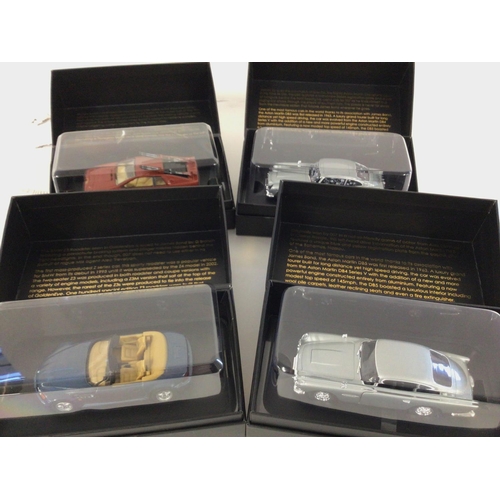 864 - 4 X Boxed Corgi James Bond Corgi Vehicles from Various Films.