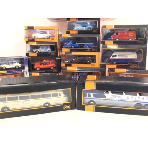 866 - A Collection of Boxed IXO Diecast. Including Coaches. Lorryâs. Etc.