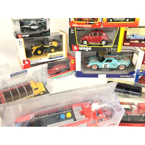 872 - A Collection of Various Boxed Diecast including Burago. Days Gone etc.