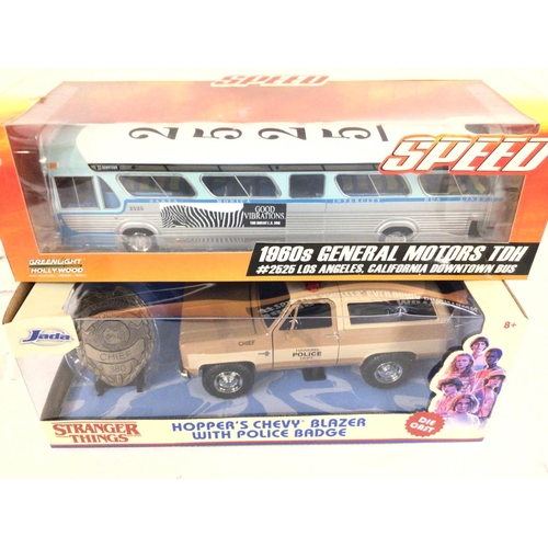 873 - A Collection of Movie Themed Diecast including Corgi and Green Light. The A-Team. The Full Guy. Chit... 