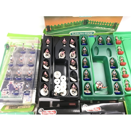 9 - 10 Boxed Subbuteo Teams.