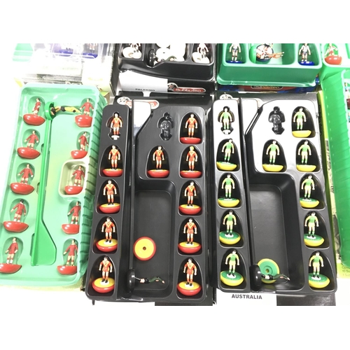 9 - 10 Boxed Subbuteo Teams.