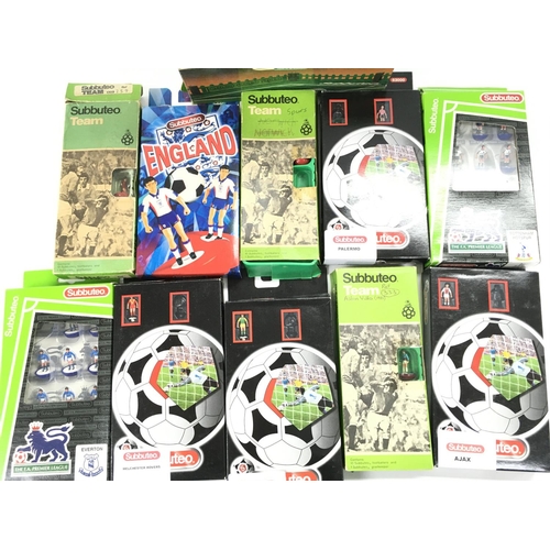 9 - 10 Boxed Subbuteo Teams.