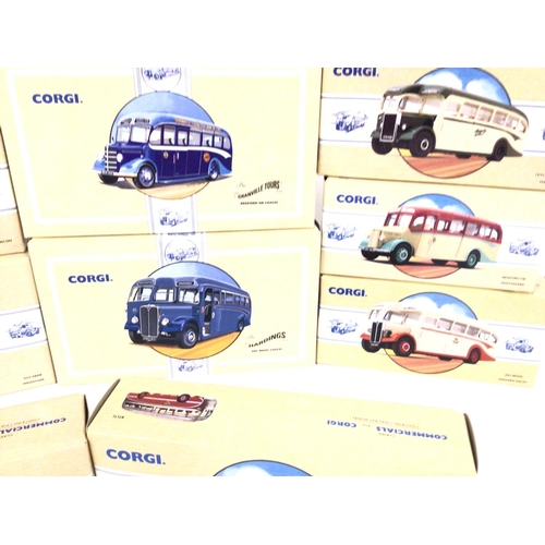 90 - A Collection of Corgi Classics Buses etc.